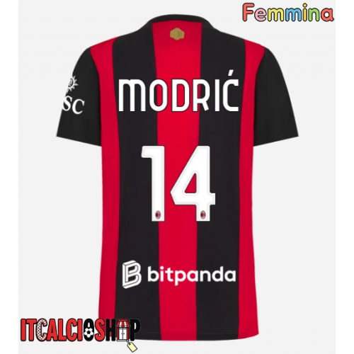 AC Milan Luka Modric #14 Prima Maglia Femmina 2026-27 Manica Corta
